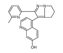 4-[2-(6-Methyl-2-pyridinyl)-5,6-dihydro-4H-pyrrolo[1,2-b]pyrazol- 3-yl]-7-quinolinol结构式