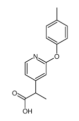 2-(2-p-tolyloxy-pyridin-4-yl)-propionic acid Structure