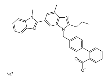 Telmisartan sodium Structure