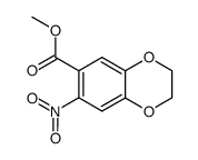 7-硝基-1,4-苯并二噁烷-6-甲酸甲酯结构式