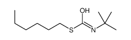 S-hexyl N-tert-butylcarbamothioate Structure