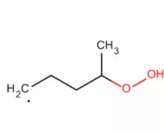 Pentyl, 4-hydroperoxy-结构式