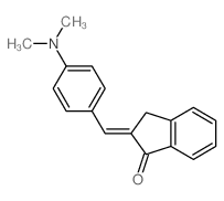 2-(4-(Dimethylamino)benzylidene)-1-indanone Structure