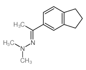 Ethanone, 1-(2,3-dihydro-1H-inden-5-yl)-,2,2-dimethylhydrazone structure