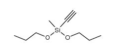 Methyl-di-oxypropyl-ethinyl-silan Structure