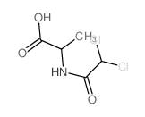 2-[(2,2-dichloroacetyl)amino]propanoic acid结构式