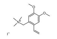 (4,5-dimethoxy-2-vinyl-benzyl)-trimethyl-ammonium; iodide结构式