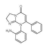 5-(2-aminophenyl)-4-phenyl-1,5,7-triazabicyclo[4.3.0]nona-3,6-dien-2-one Structure