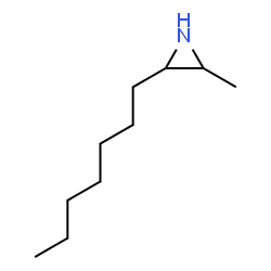 2-Heptyl-3-methylaziridine Structure