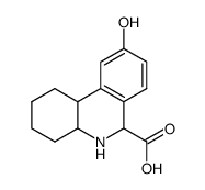 9-hydroxy-1,2,3,4,4a,5,6,10b-octahydro-phenanthridine-6-carboxylic acid Structure