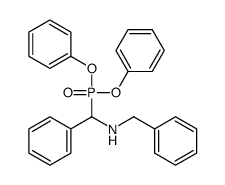 N-benzyl-1-diphenoxyphosphoryl-1-phenylmethanamine结构式