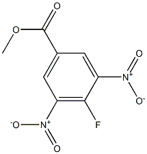 methyl 4-fluoro-3,5-dinitrobenzoate结构式