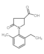 1-(2-ethyl-6-methylphenyl)-5-oxopyrrolidine-3-carboxylic acid picture