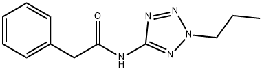 2-phenyl-N-(2-propyl-2H-tetraazol-5-yl)acetamide结构式