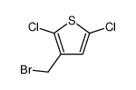 3-(bromomethyl)-2,5-dichlorothiophene结构式