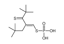 [2-(2,2-dimethylpropyl)-4,4-dimethyl-3-sulfanylidenepent-1-enyl]sulfanylphosphonic acid Structure