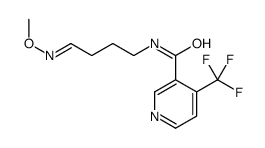 N-(4-methoxyiminobutyl)-4-(trifluoromethyl)pyridine-3-carboxamide Structure