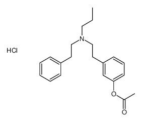 [3-[2-[2-phenylethyl(propyl)amino]ethyl]phenyl] acetate,hydrochloride Structure