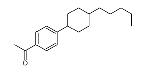 1-[4-(4-pentylcyclohexyl)phenyl]ethanone Structure