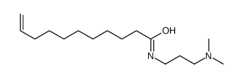 N-[3-(dimethylamino)propyl]undec-10-enamide结构式