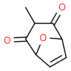 8-Oxabicyclo[3.2.1]oct-6-ene-2,4-dione, 3-methyl- (9CI) Structure