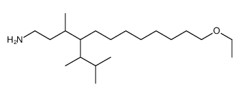 12-ethoxy-3-methyl-4-(3-methylbutan-2-yl)dodecan-1-amine结构式