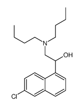 1-(6-chloronaphthalen-1-yl)-2-(dibutylamino)ethanol Structure