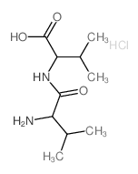 2-[(2-amino-3-methyl-butanoyl)amino]-3-methyl-butanoic acid结构式