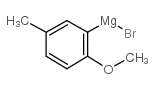 2-METHOXY-5-METHYLPHENYLMAGNESIUM BROMIDE结构式