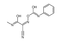 [[1-cyano-2-(methylamino)-2-oxoethylidene]amino] N-phenylcarbamate Structure