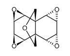 (1aR,1bR,1cR,2aR,2bS,3aS,3bS,3cS,4aS,4bR)-octahydro-1b,3b-(methanooxymethano)naphtho[1,2-b:3,4-b':5,6-b'':7,8-b''']tetrakis(oxirene) Structure