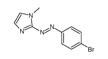 (4-bromophenyl)-(1-methylimidazol-2-yl)diazene结构式