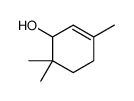 3,6,6-trimethylcyclohex-2-en-1-ol结构式