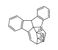 3-hydro-1H,10bH-3,15-(metheno)azepino[1,2-a]indeno[2,1-b]indole-1,1,2,2-tetracarbonitrile Structure