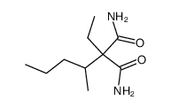 2-ethyl-2-(1-methylbutyl)propanediamide Structure