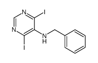 4,6-二碘-5-苄胺基嘧啶结构式