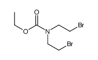 双(2-溴乙基)氨基甲酸乙酯结构式