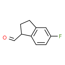 1H-Indene-1-carboxaldehyde,5-fluoro-2,3-dihydro-,(1S)-(9CI) Structure