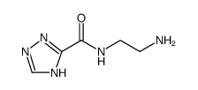 1H-[1,2,4]TRIAZOLE-3-CARBOXYLICACID(2-AMINOETHYL)AMIDE结构式