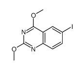 6-iodo-2,4-dimethoxyquinazoline Structure