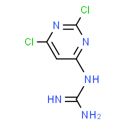 2,6-dichloro-4-guanidino-pyrimidine结构式