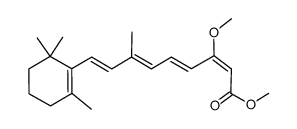 9-ξ,13-cis-13-Desmethyl-13-methoxyretinsaeure-methylester Structure