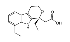 (R)-(-)-Etodolac structure