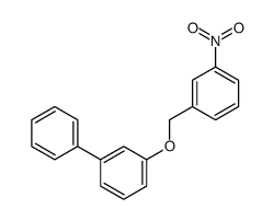 1-nitro-3-[(3-phenylphenoxy)methyl]benzene Structure