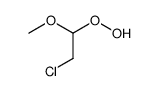 2-chloro-1-methoxyethyl hydroperoxide Structure