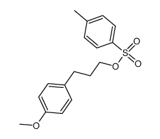 1-p-toluenesulfonyloxy-3-(4-methoxyphenyl)propane结构式