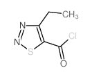 4-Ethyl-[1,2,3]thiadiazole-5-carbonyl chloride Structure