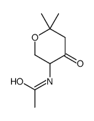 N-(6,6-dimethyl-4-oxooxan-3-yl)acetamide Structure