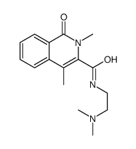 N-[2-(dimethylamino)ethyl]-2,4-dimethyl-1-oxoisoquinoline-3-carboxamide结构式