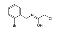 N-(2-Bromobenzyl)-2-chloroacetamide Structure